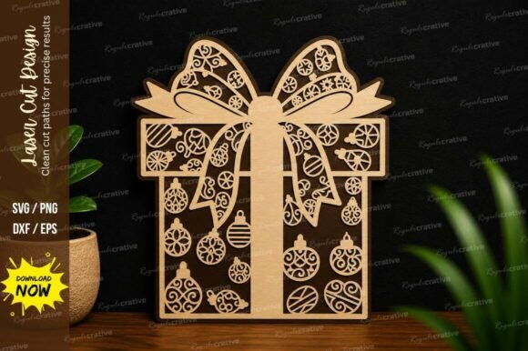 Create Stunning Packaging with Decorative Gift Box Laser Cut SVG