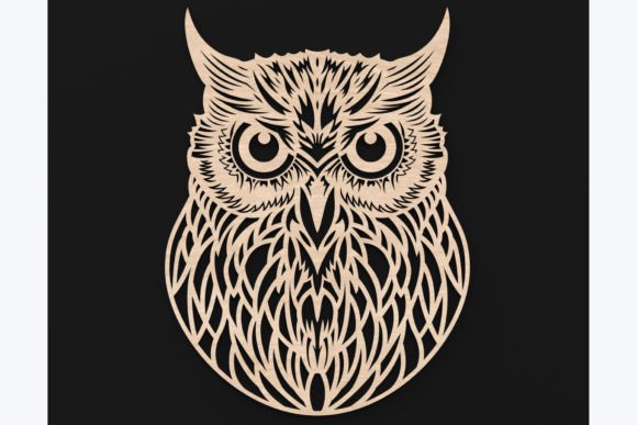 Enchanting Owl SVG Laser Cut Files for Decor