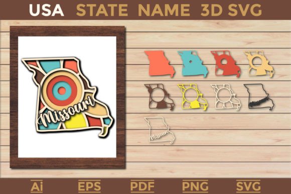 Missouri USA State 3d SVG Paper Cut: A Designer's Guide