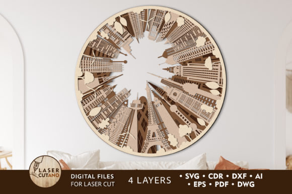 Multilayered World Laser Cut File: A Global Design Masterpiece